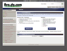 Tablet Screenshot of live.de.com