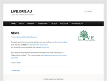 Tablet Screenshot of live.org.au