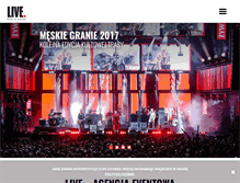 Tablet Screenshot of live.com.pl